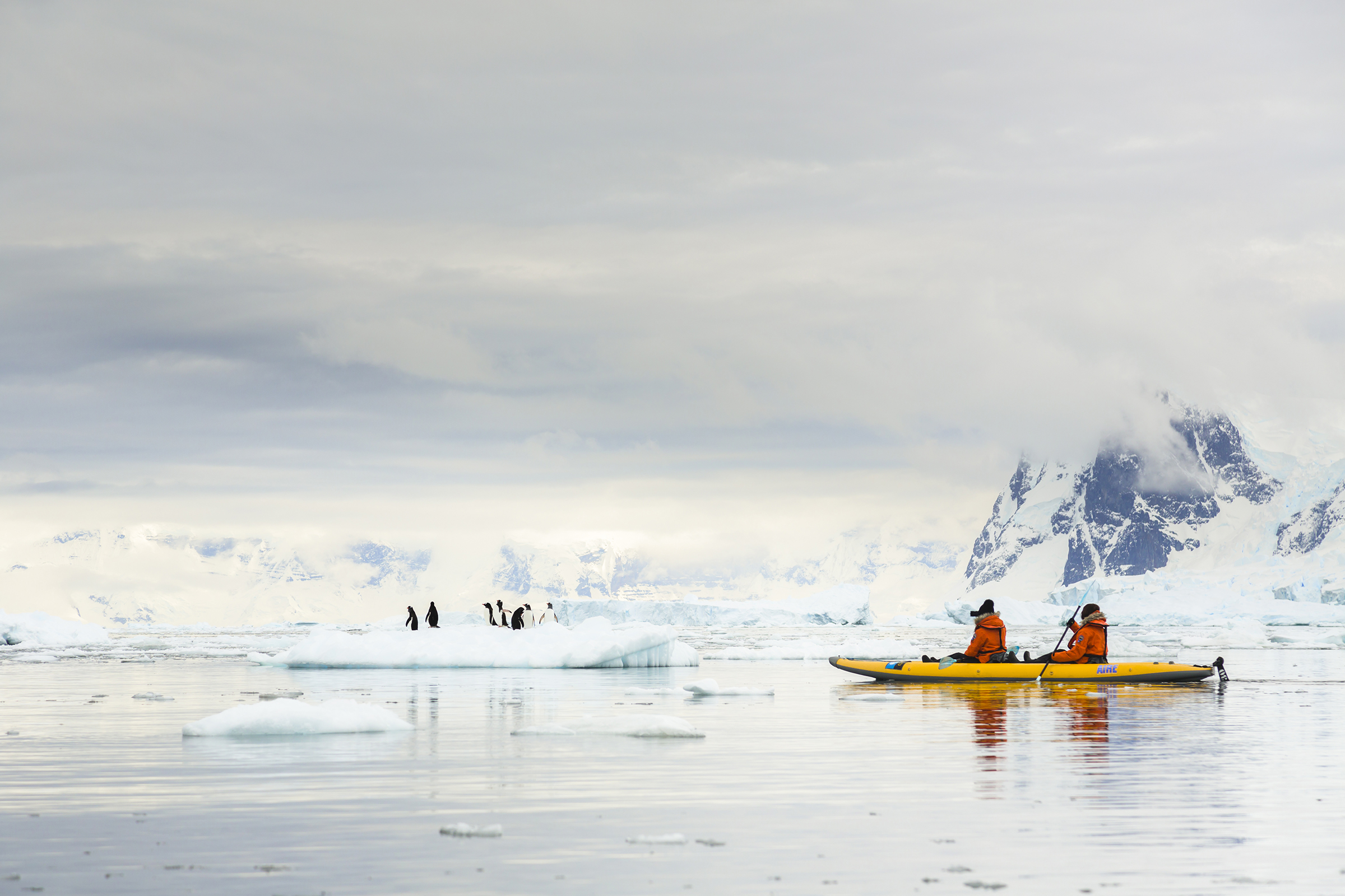 Polar kayaking Antarctica