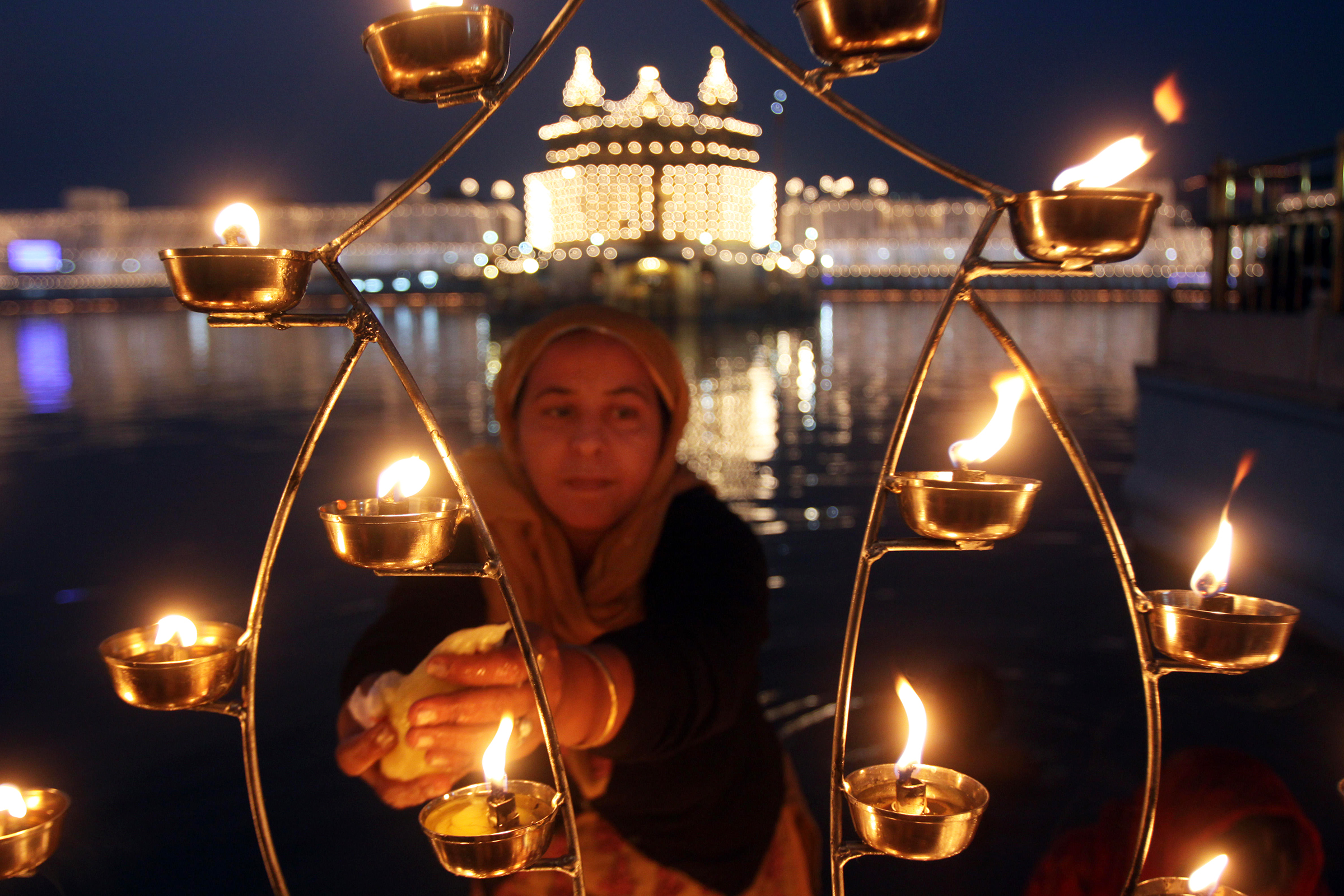 Golden Temple Amritsar India Diwali