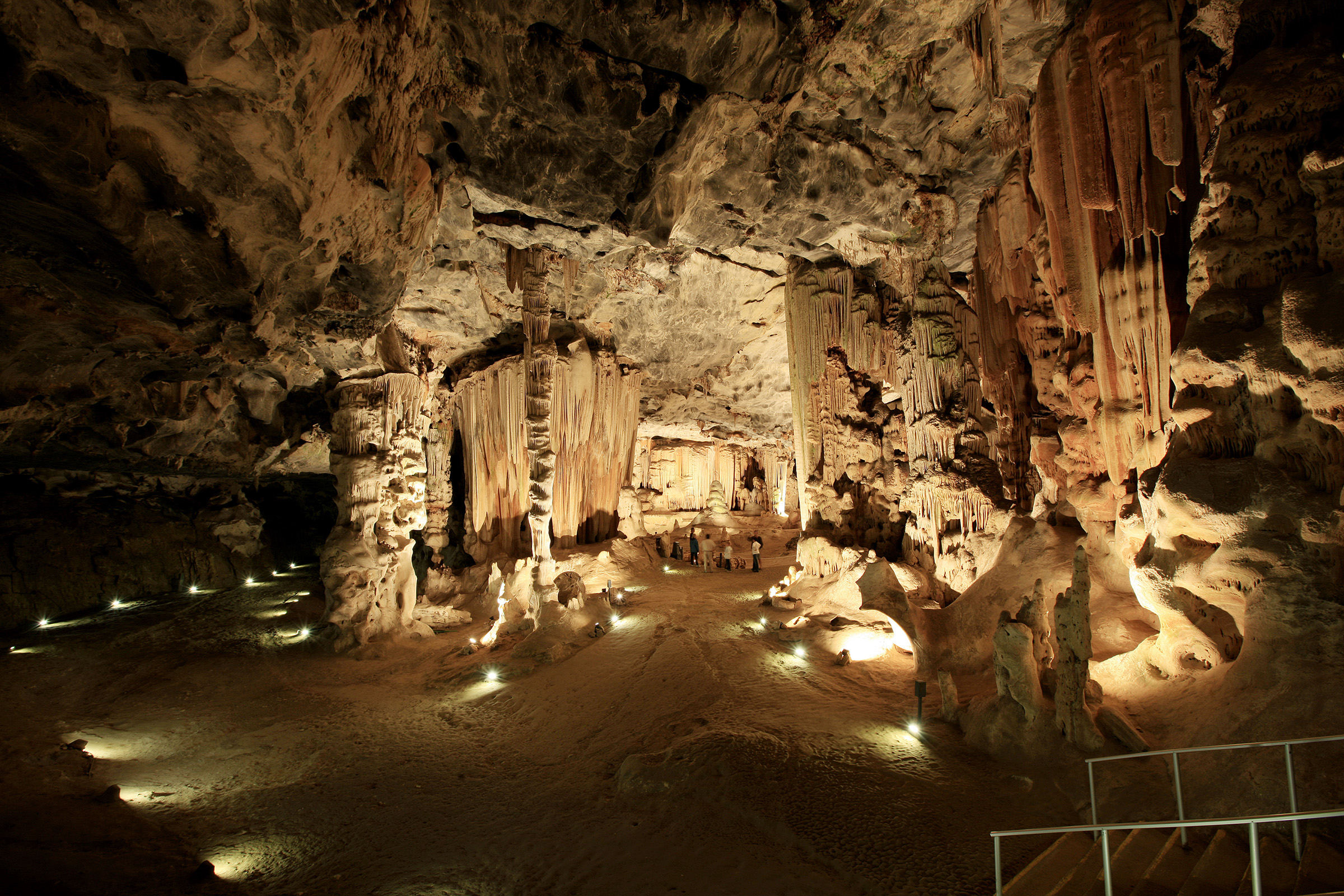 Inside the Cango Caves famous caves at the foothils of the Swartberg range near Oudtshoorn in the Western Cape