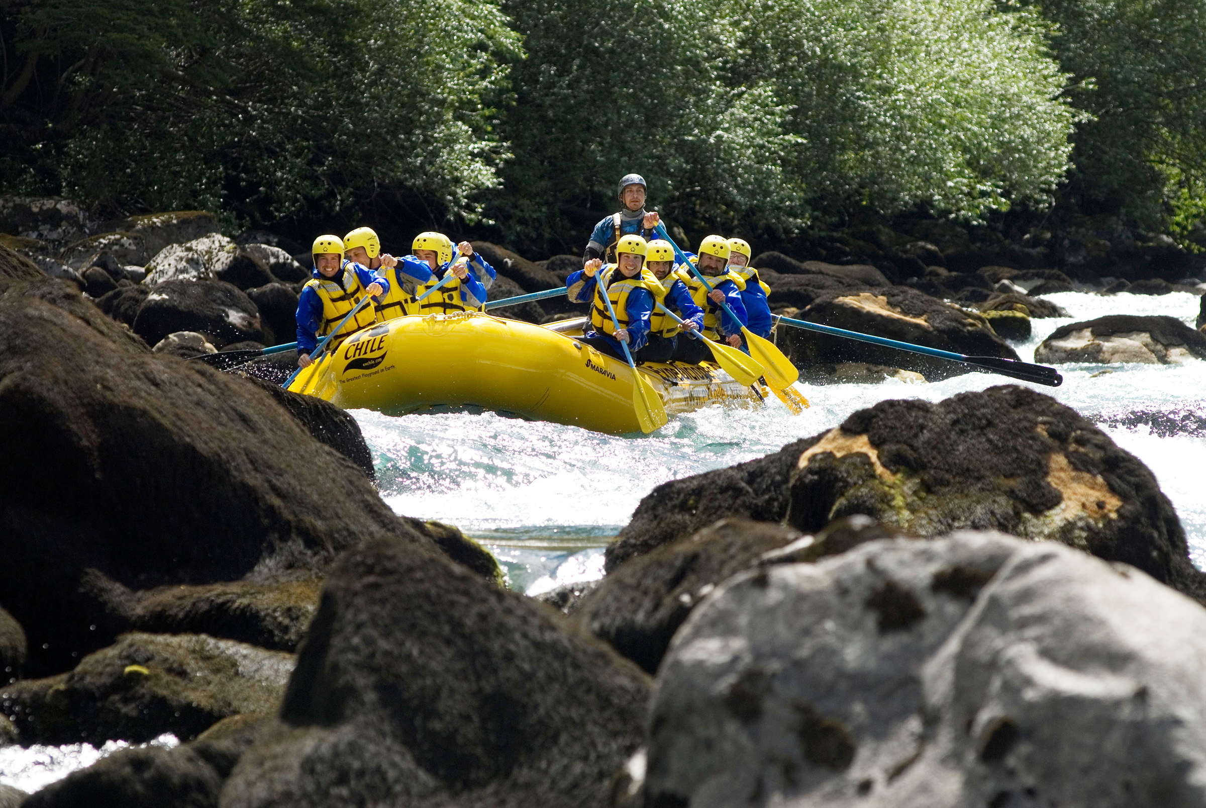 White water rafting Chile adventure travel safety first