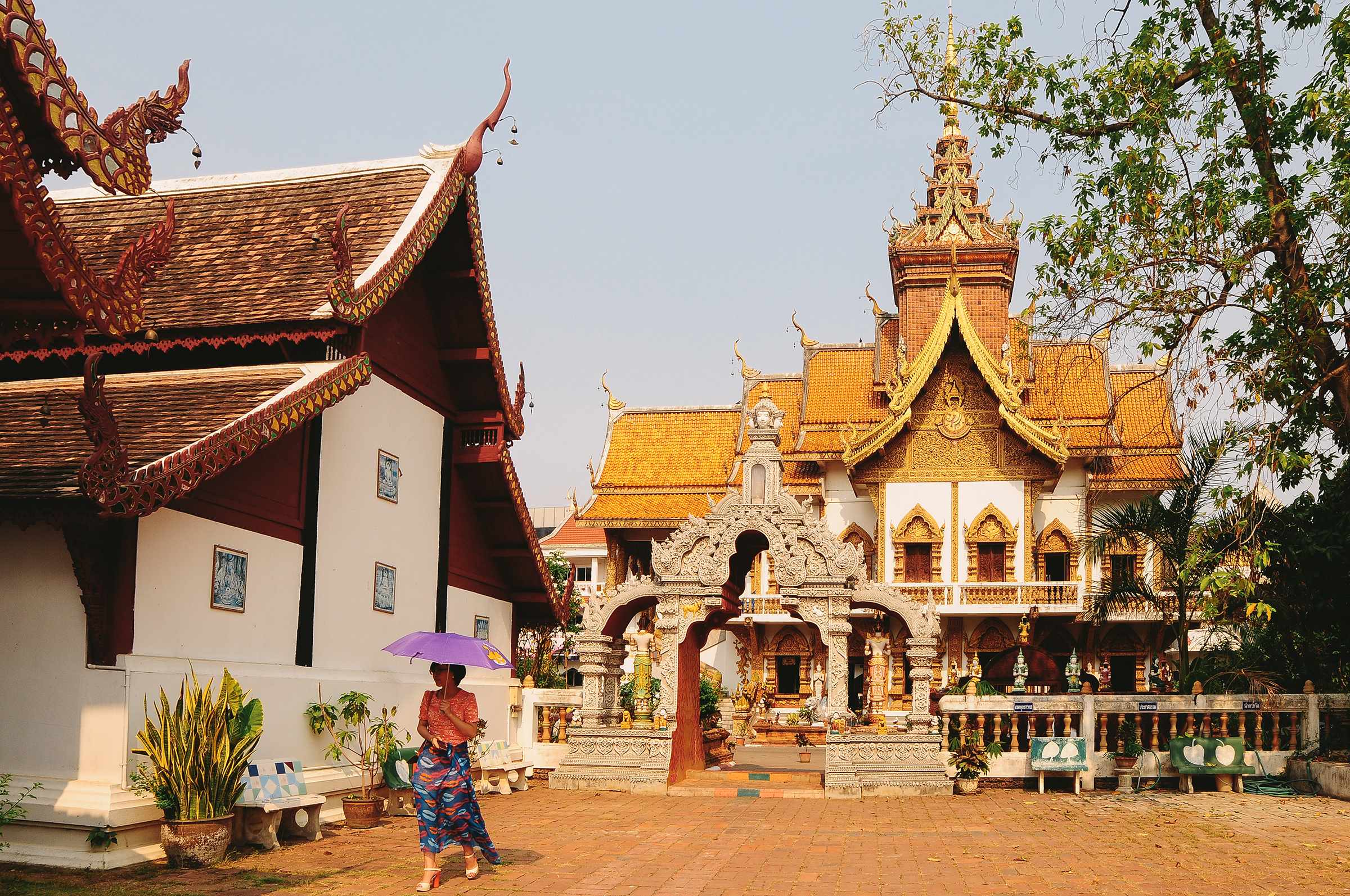 Wat Buppharam in Chiang Mai Thailand South-East Asia