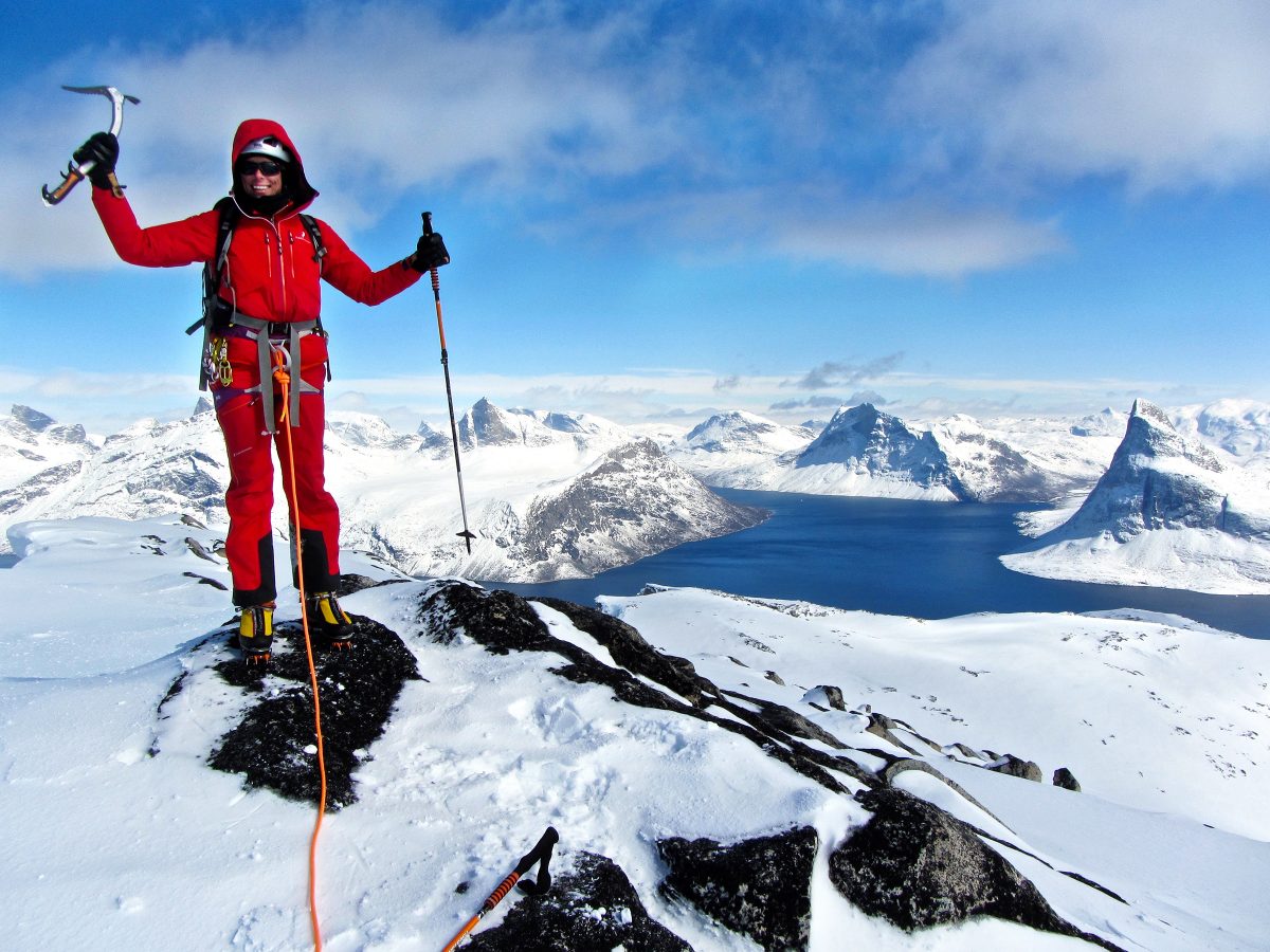 Edurne Pasaban mountaineer Greenland peak