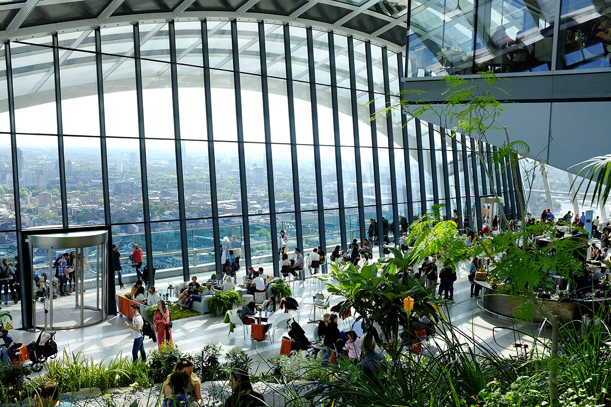 View of London from the Sky Garden